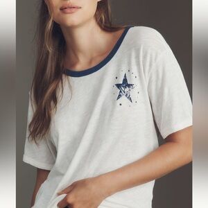 Pilcro Cotton Graphic Tee